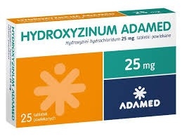 Hydroxyzinum 25mg 30 tabletek