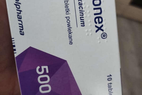Cipronex 500mg - 9 tabletek. Antybiotyk