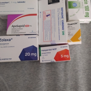 Lexsotan 3 mg , Zolaxa, ApoSuprid, ,perazin 100 mg...