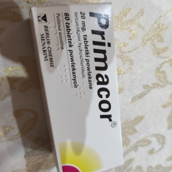 PRIMACOR 20 mg, 53 tabletek powlekanych