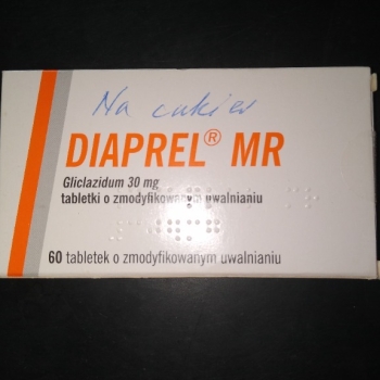Diaprel MR 30 mg 3 opakowania x 60 tabl