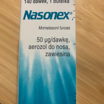 Nasonex 0,05% (50mcg/dawkę), aerozol do nosa, 140 dawek
